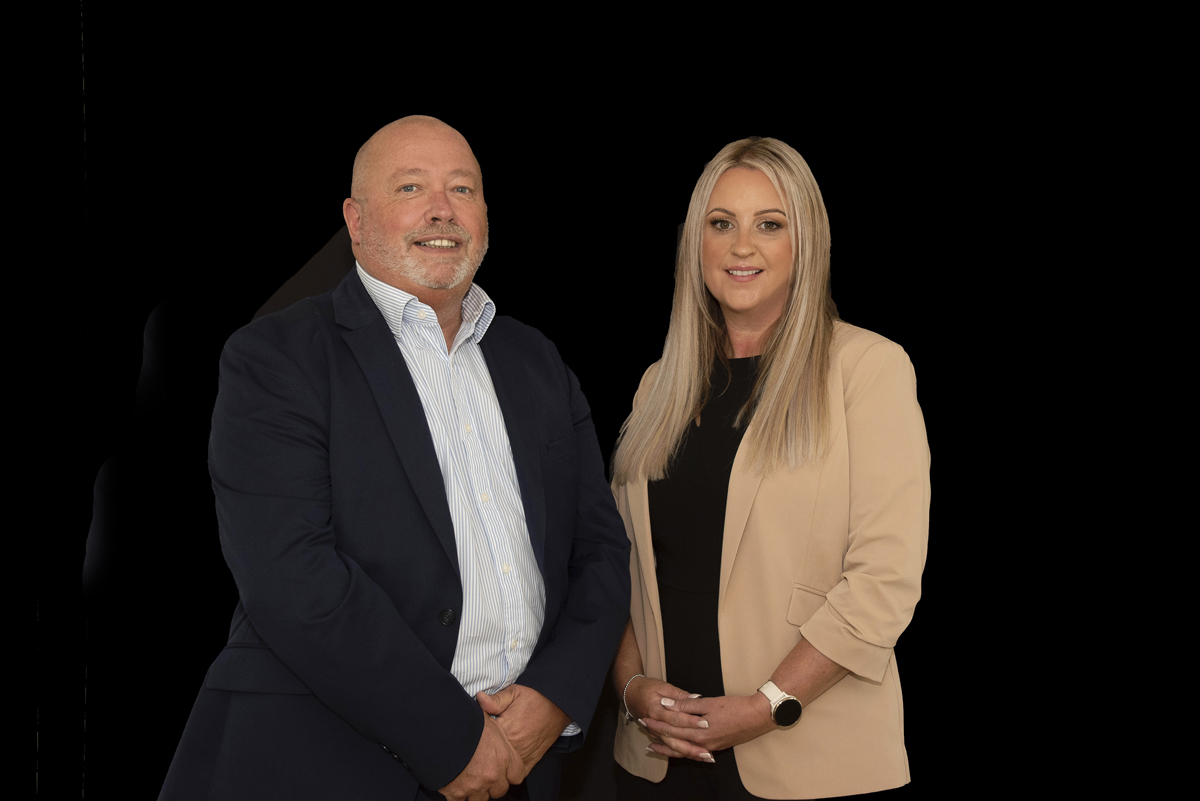 Managing Director Simon Goldsworthy and HR Director Kelly Williams